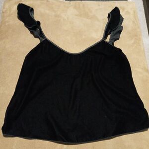 Victoria's Secret Black crop top camisole - Size Small